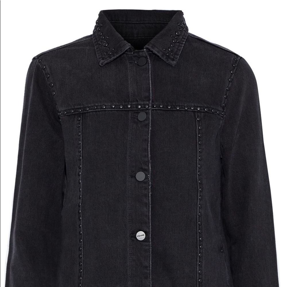 FRAME Studded Denim Jacket